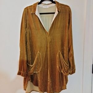 Free People Velvet Shirt/Dress